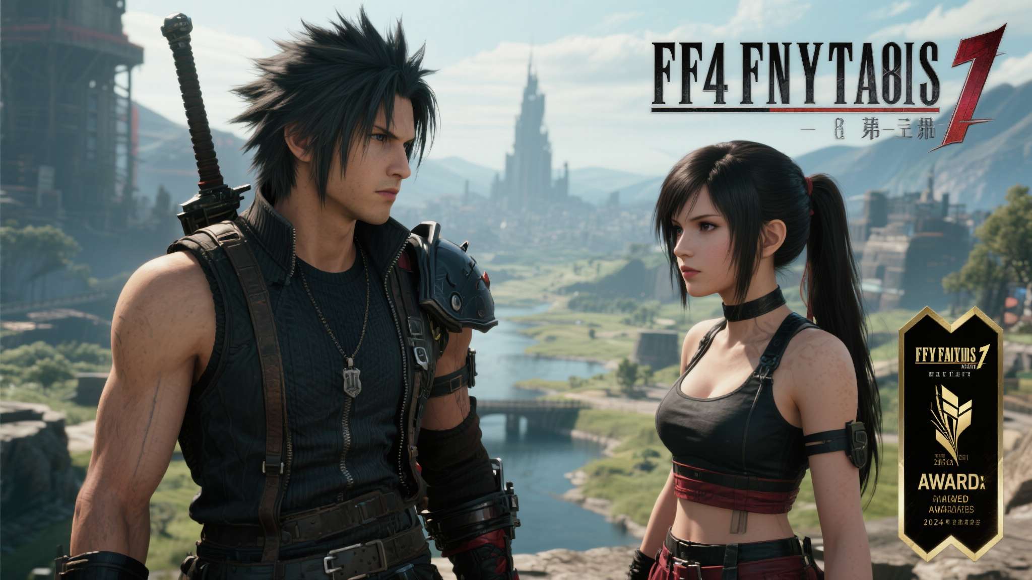 2024年发售的《最终幻想7重生》（FF7 Rebirth）作为三部曲的中间篇章