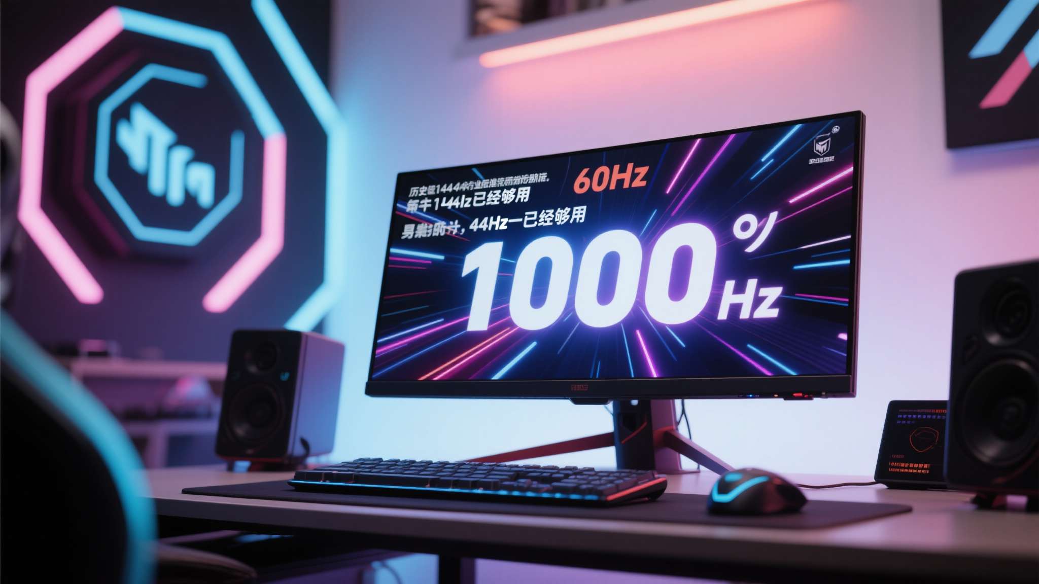 1000hz回报率 历史总是惊人地相似。当年144Hz显示器刚发布时,许多人认为"60Hz已经够用"